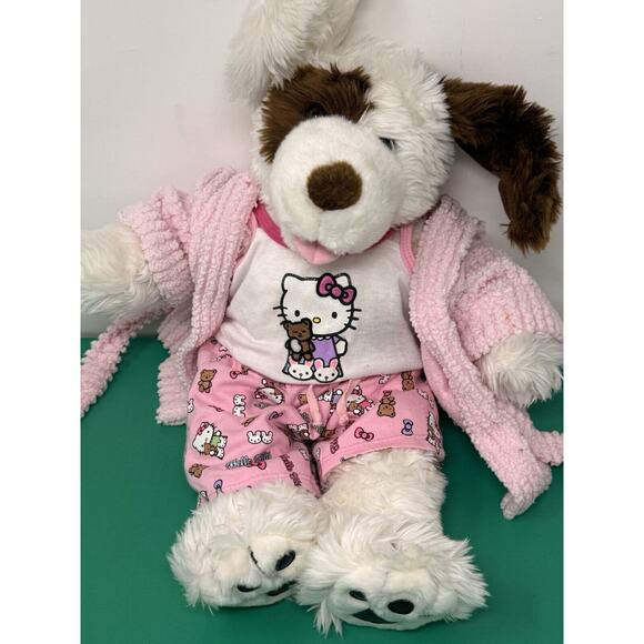Build-A-Bear Dog Plush Doggy Cocker Spaniel Shaggy & Full Hello Kitty Outfit - Picture 5 of 8